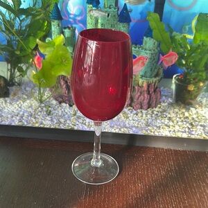 Elegant Red Wine Glass